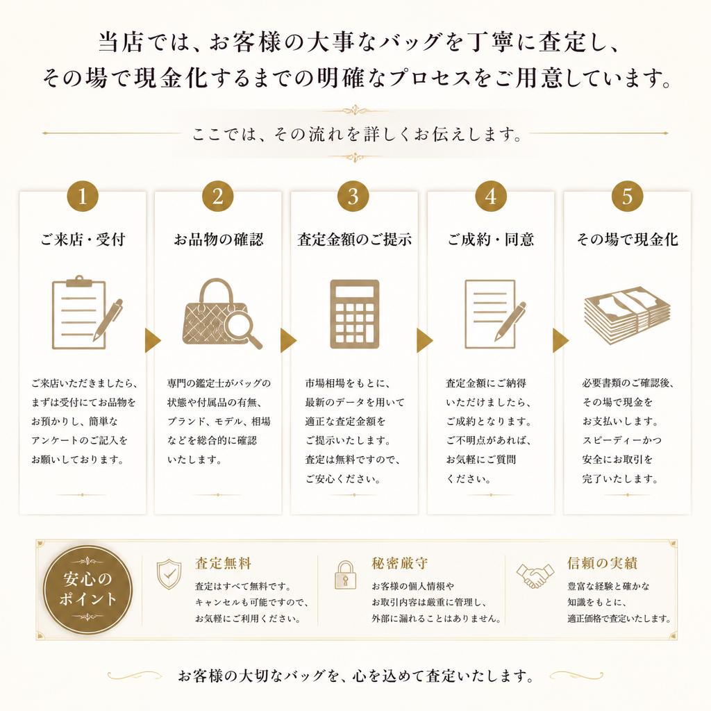 当店の買取プロセス