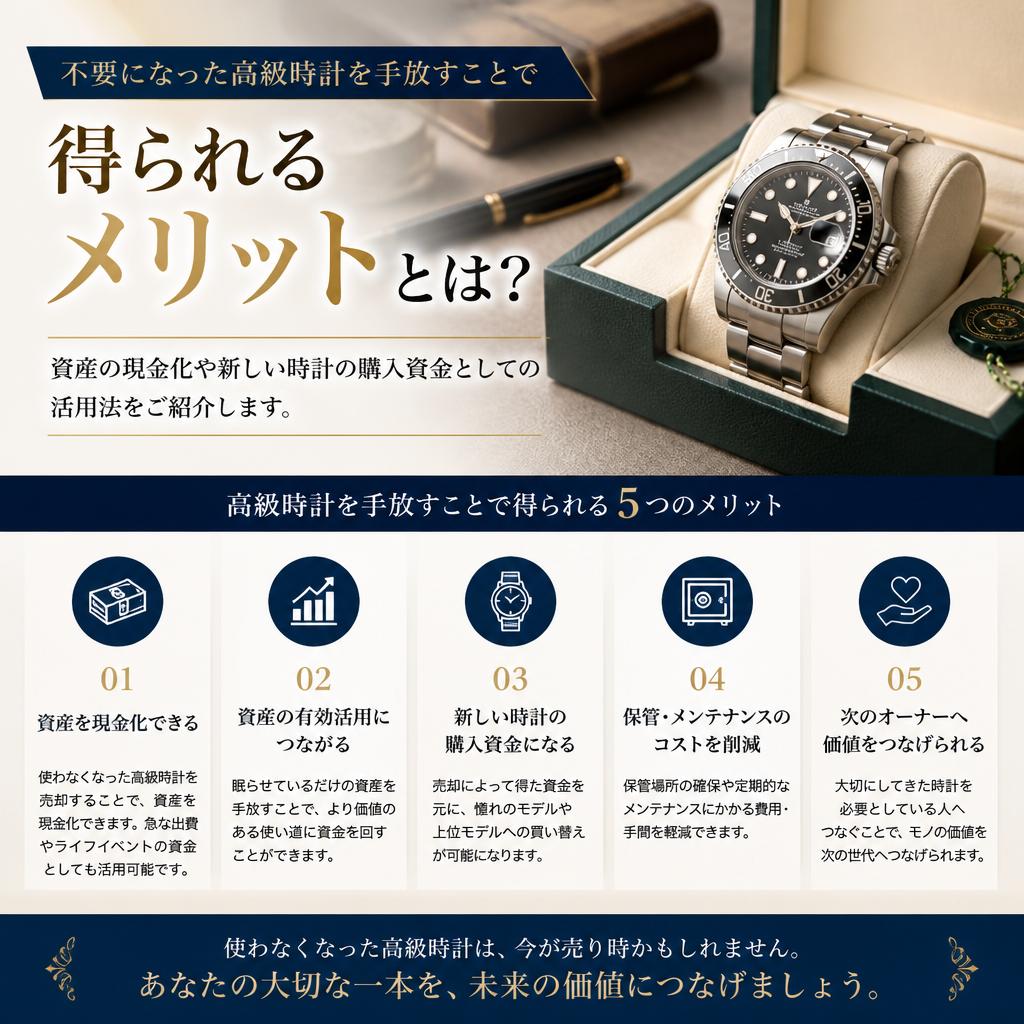 3. ブランド買取のメリット