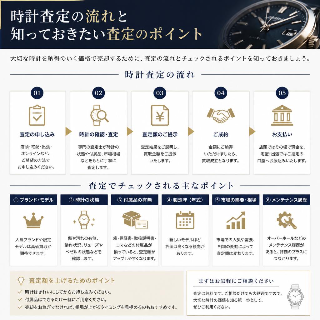 査定の流れとポイント