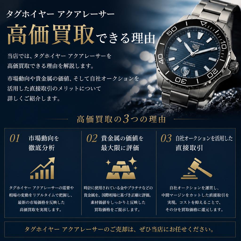 高価買取の理由