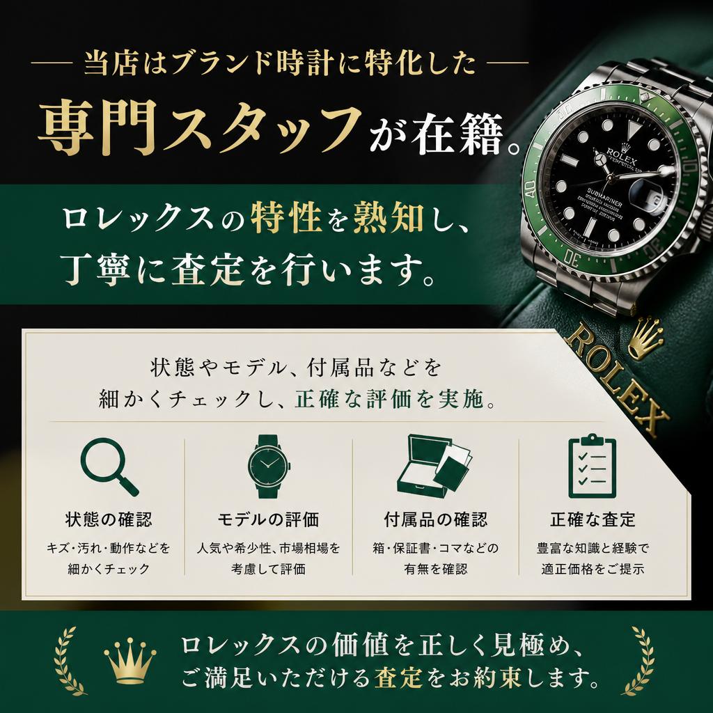 ブランド時計専門の査定