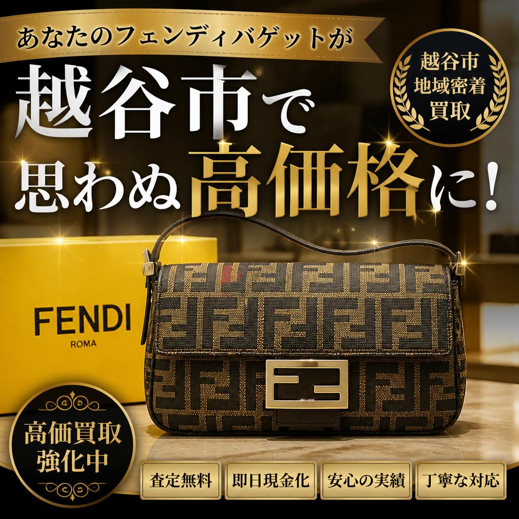 あなたのフェンディバゲットが越谷市で思わぬ高価格に！