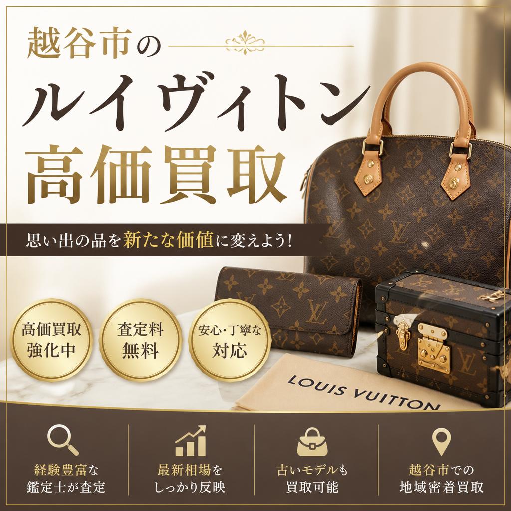 越谷市のルイヴィトン高価買取で、思い出の品を新たな価値に変えよう！