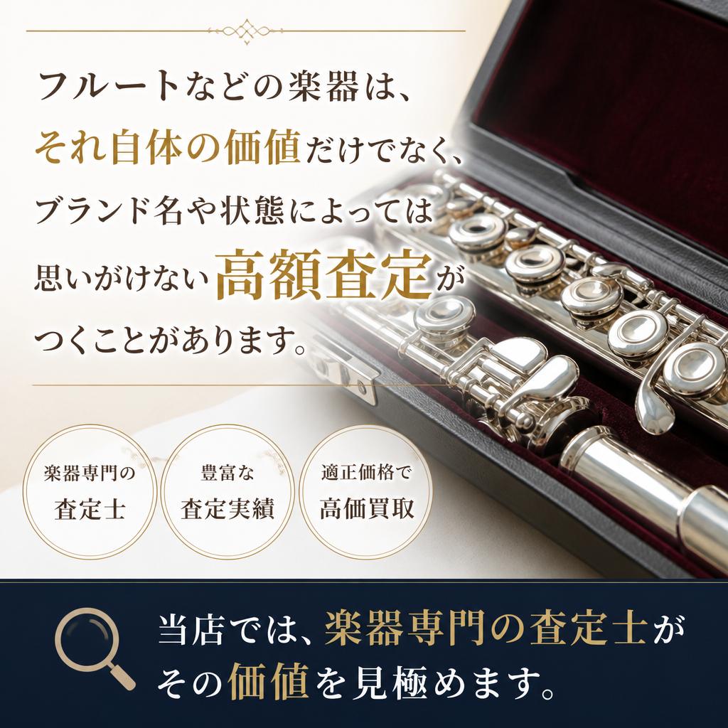 フルートは高価買取の宝庫
